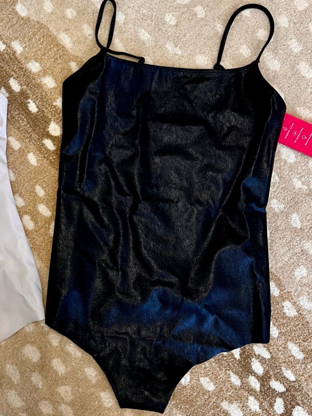 Brand new with tags! Commando Black Faux Leather Bodysuit